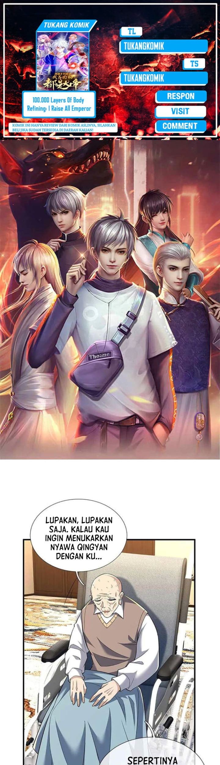 Baca Komik 100.000 Layers Of Body Refining: I Raise All Emperor Chapter 378 Gambar 1