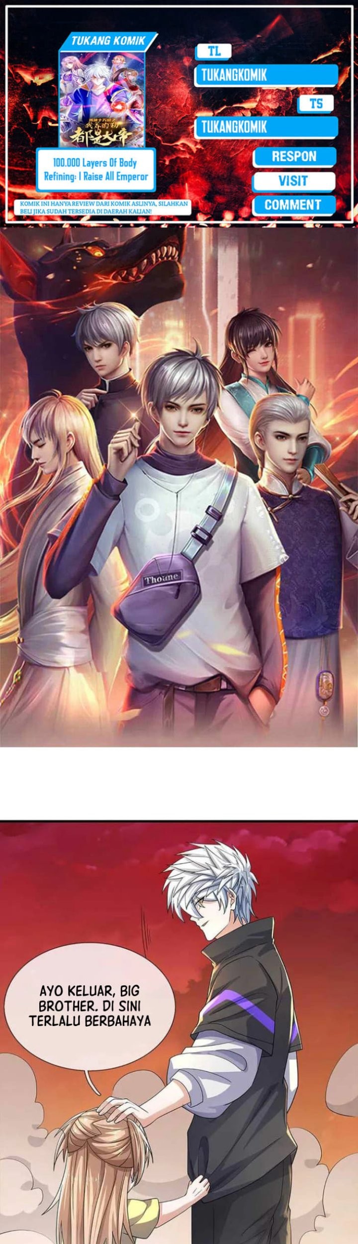 Baca Komik 100.000 Layers Of Body Refining: I Raise All Emperor Chapter 382 Gambar 1