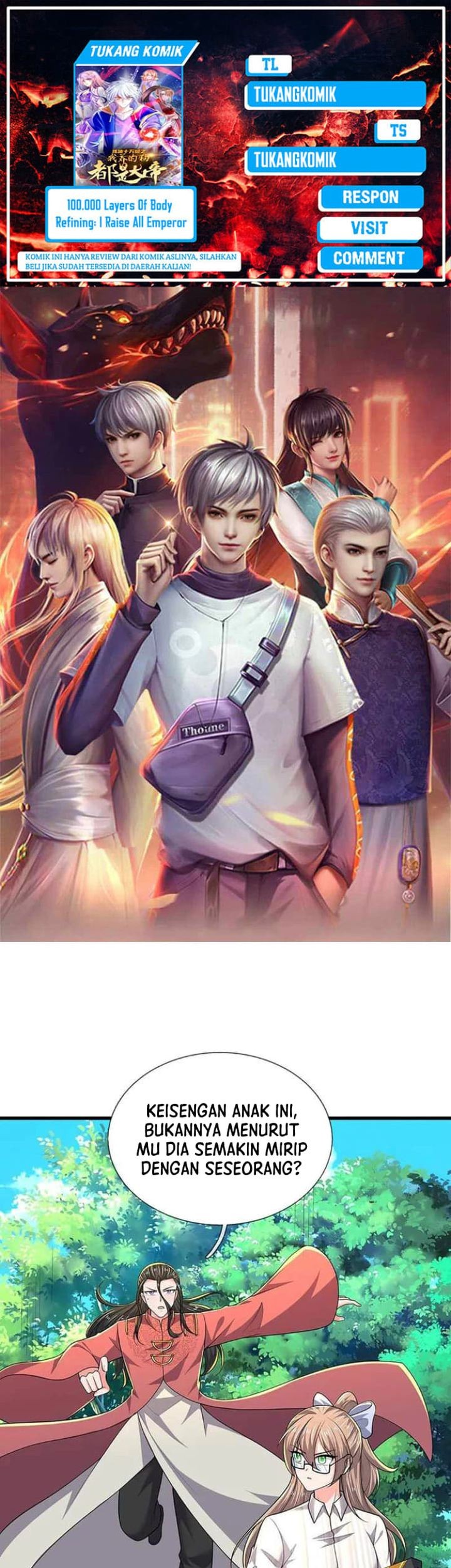 Baca Komik 100.000 Layers Of Body Refining: I Raise All Emperor Chapter 386 Gambar 1
