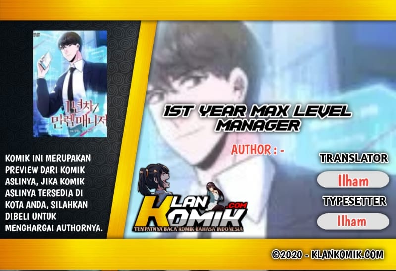 Baca Komik 1st Year Max Level Manager Chapter 1 Gambar 1