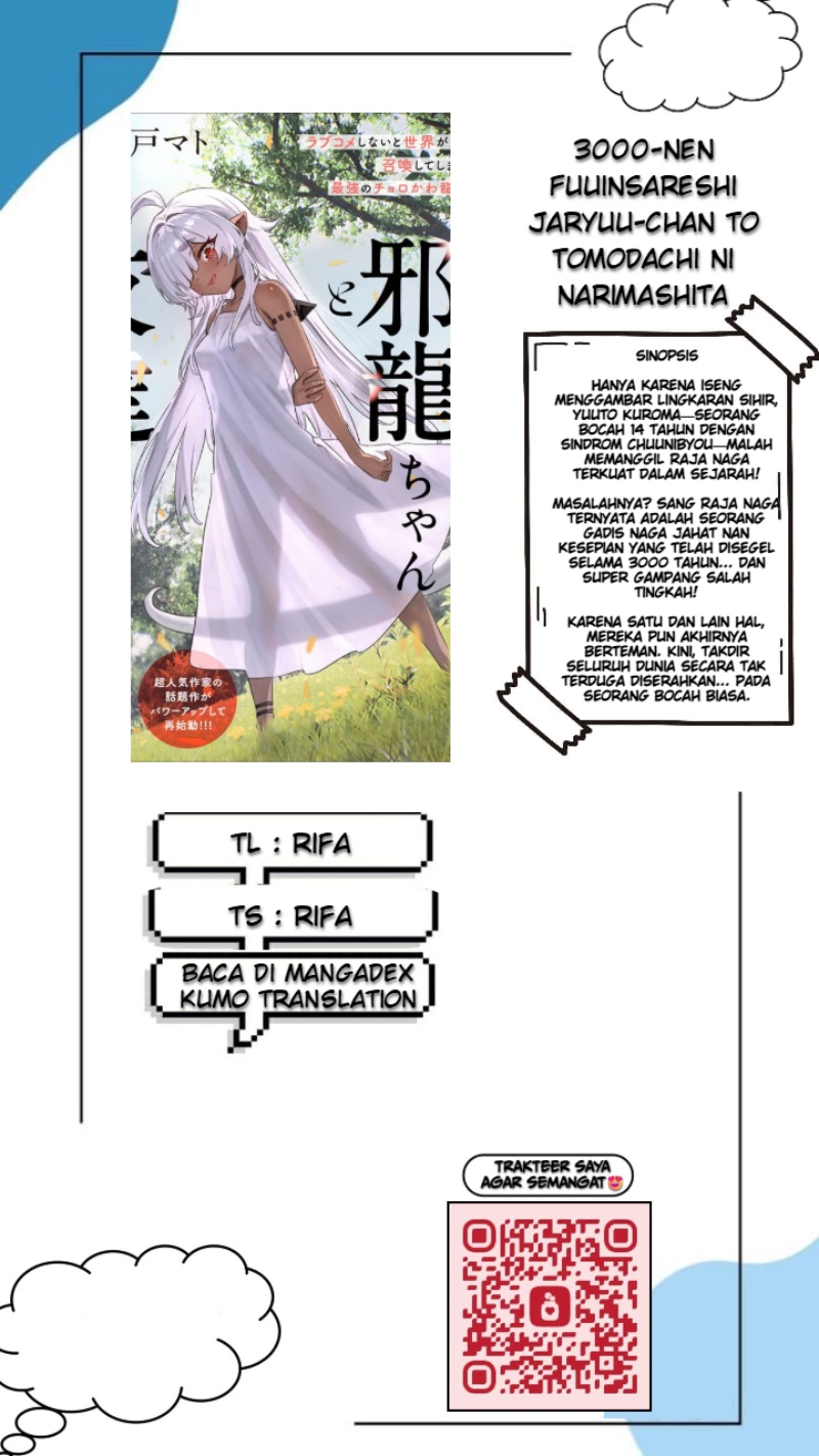Baca Komik 3000-nen Fuuinsareshi Jaryuu-chan to Tomodachi ni Narimashita Chapter 7 Gambar 1