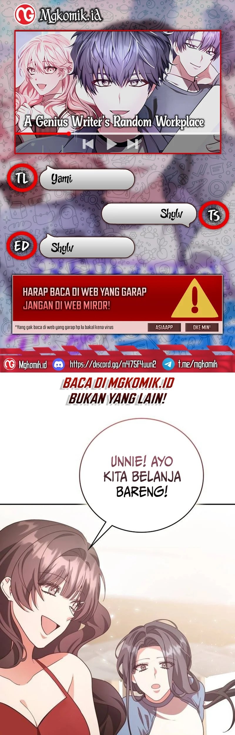 Baca Komik A Genius Writer’s Random Workplace (Genius Artist’s Random Studio) Chapter 65 Gambar 1