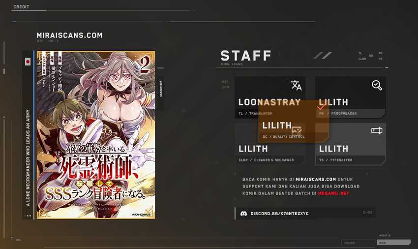 Baca Komik A Lone Necromancer Who Leads an Army of Immortals, Changed His Job to Become an SSS Rank Adventurer Chapter 5 Gambar 1