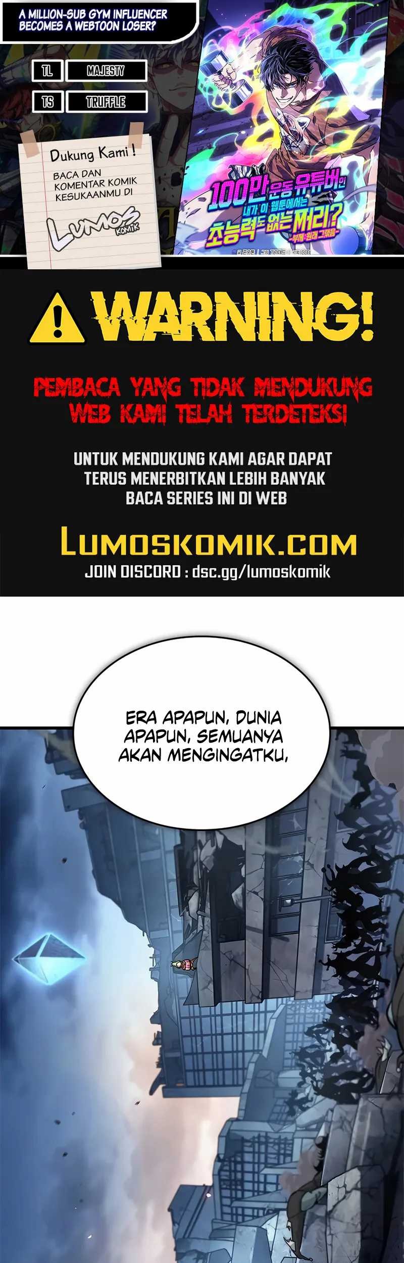 Baca Komik A Million-Sub Gym Influencer Becomes A Webtoon Loser? Chapter 12 Gambar 1
