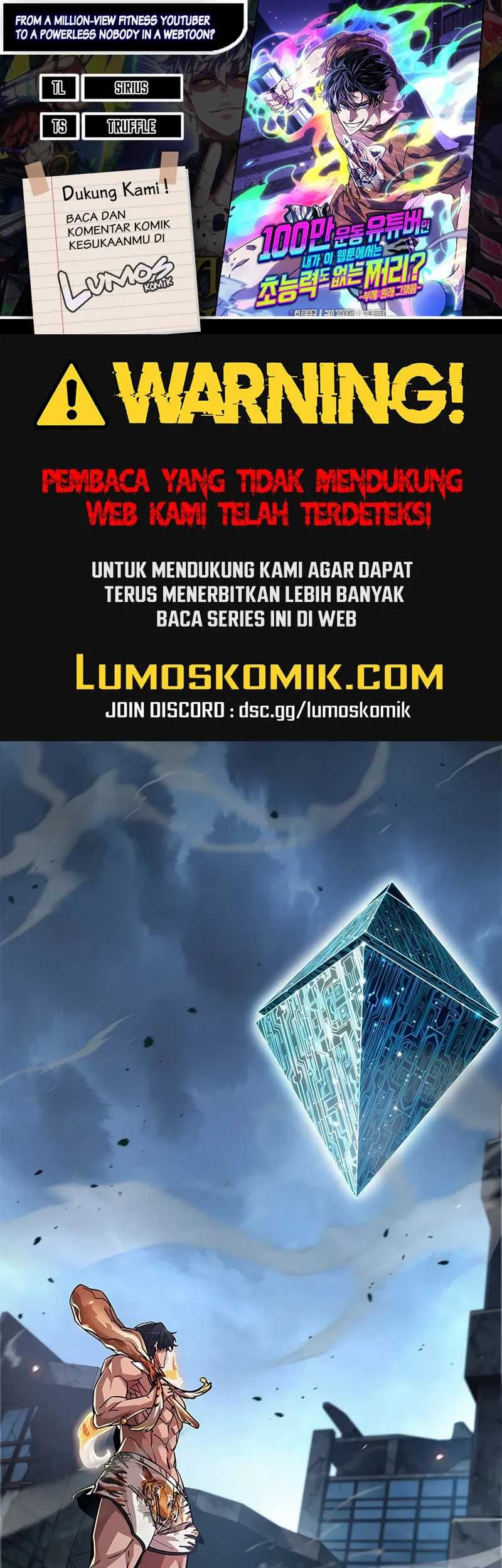 Baca Komik A Million-Sub Gym Influencer Becomes A Webtoon Loser? Chapter 13 Gambar 1