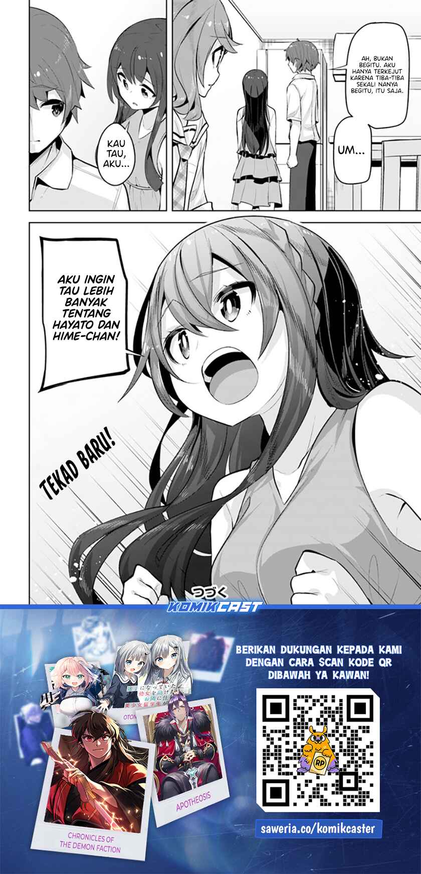 A Neat and Pretty Girl at My New School Is a Childhood Friend Who I Used To Play With Thinking She Was a Boy Chapter 23 Gambar 28