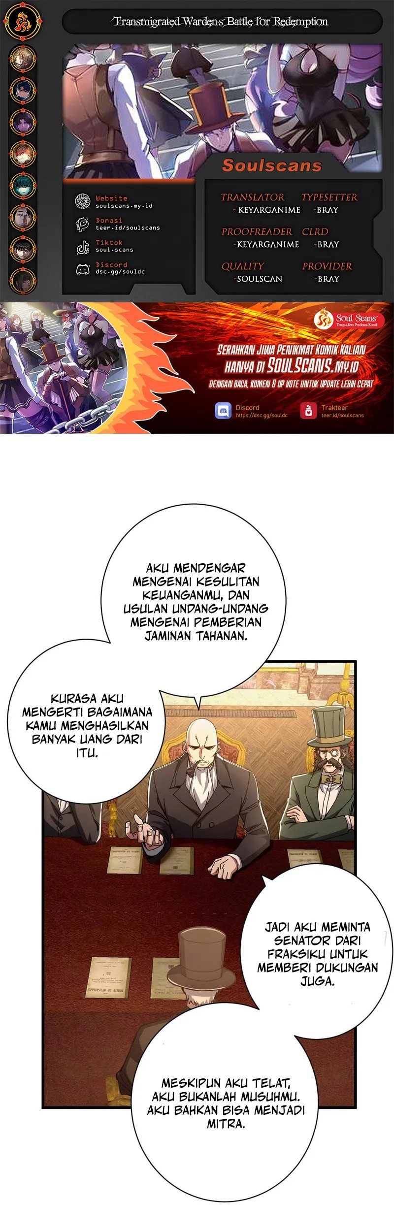 Baca Komik A Transmigrated Warden’s Battle for Redemption Chapter 80 Gambar 1