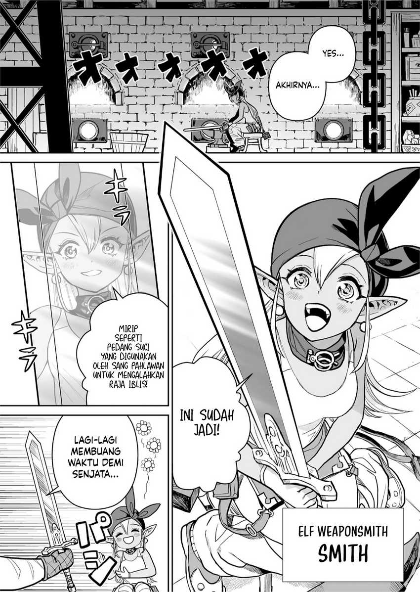 Abandoned: The Hero Who’s So Strong He Breaks Every Weapon, and the Elf Weaponsmith Chapter 1 Gambar 4