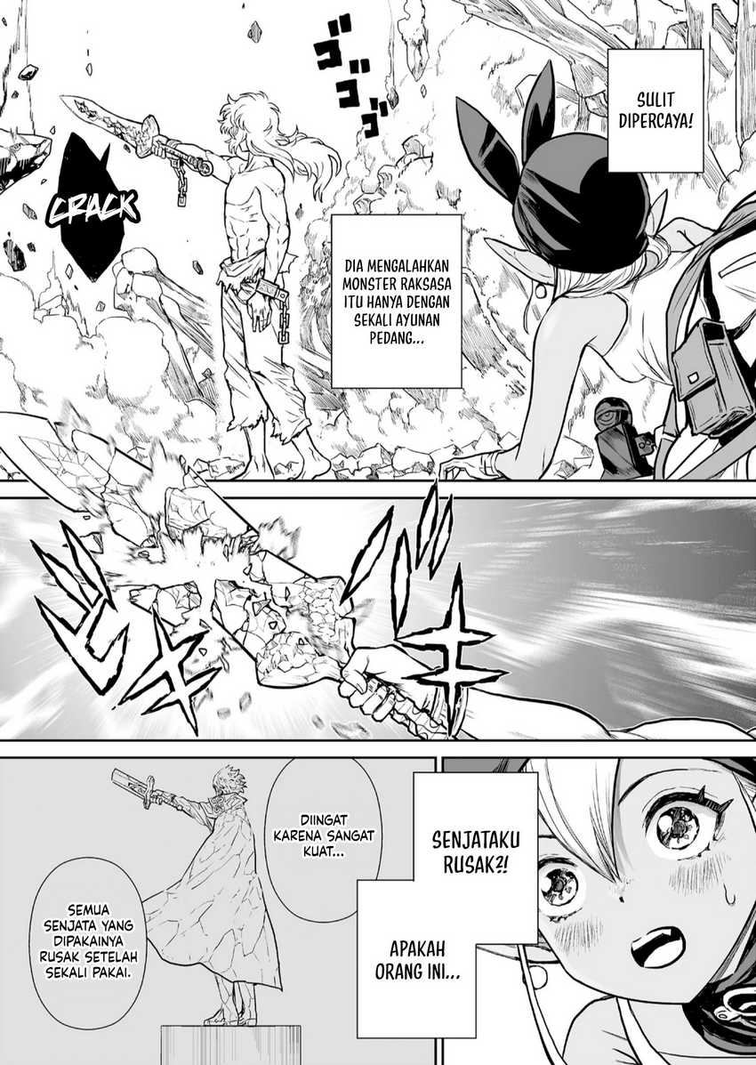 Abandoned: The Hero Who’s So Strong He Breaks Every Weapon, and the Elf Weaponsmith Chapter 1 Gambar 48