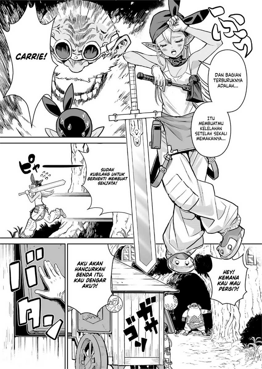 Abandoned: The Hero Who’s So Strong He Breaks Every Weapon, and the Elf Weaponsmith Chapter 1 Gambar 10