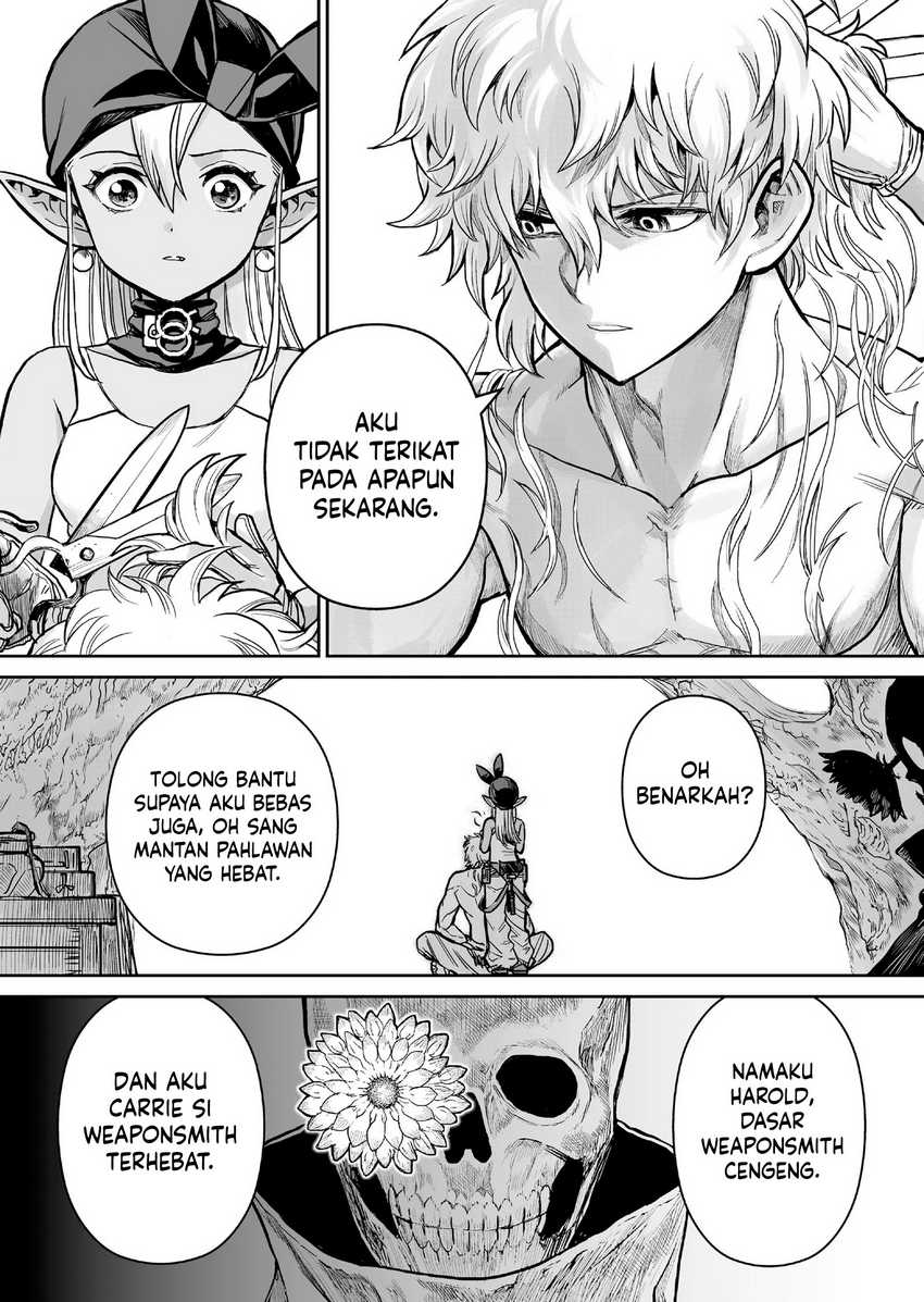 Abandoned: The Hero Who’s So Strong He Breaks Every Weapon, and the Elf Weaponsmith Chapter 2 Gambar 16