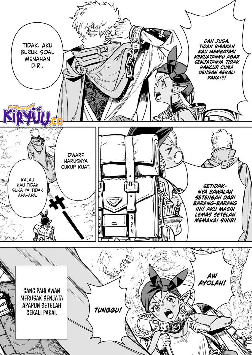 Abandoned: The Hero Who’s So Strong He Breaks Every Weapon, and the Elf Weaponsmith Chapter 2 Gambar 27