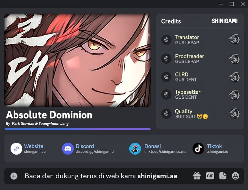 Baca Komik Absolute Dominion Chapter 43 Gambar 1