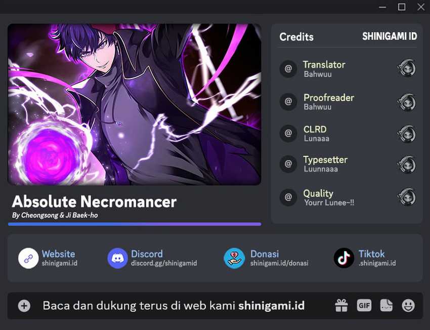 Baca Komik Absolute Necromancer Chapter 80 Gambar 1