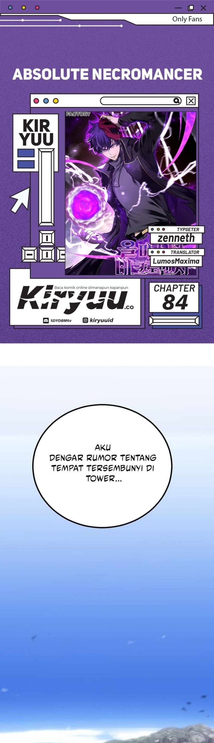 Baca Komik Absolute Necromancer Chapter 84 Gambar 1