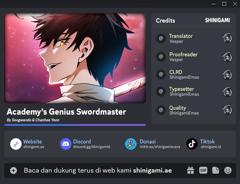 Baca Komik Academy’s Genius Swordmaster Chapter 103 Gambar 1