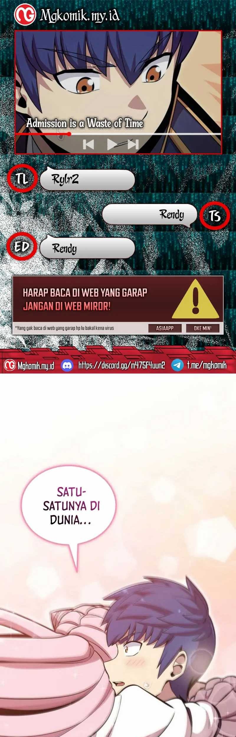 Baca Komik Admission is a Waste of Time Chapter 50 Gambar 1