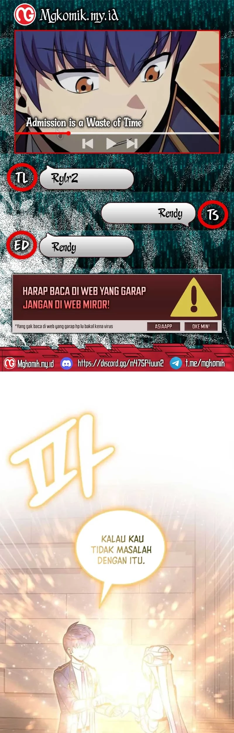 Baca Komik Admission is a Waste of Time Chapter 51 Gambar 1