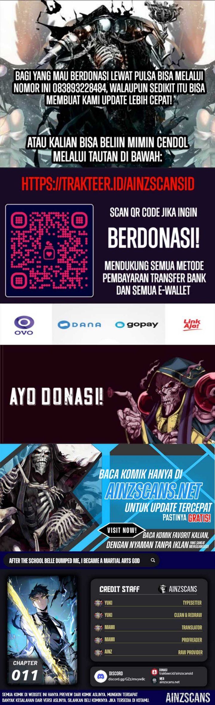 Baca Komik After the High School Goddess Dumped Me I Became a Martial Arts God Chapter 11 Gambar 1