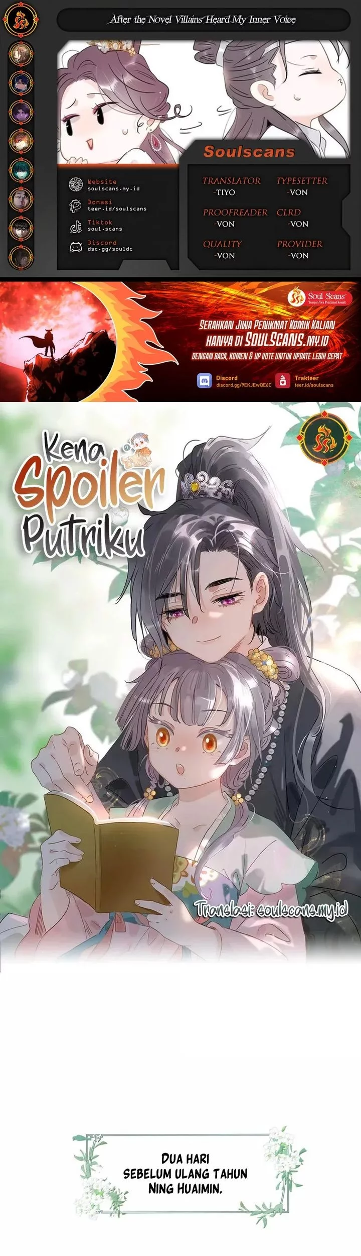 Baca Komik After the Novel Villains Heard My Inner Voice Chapter 32 Gambar 1