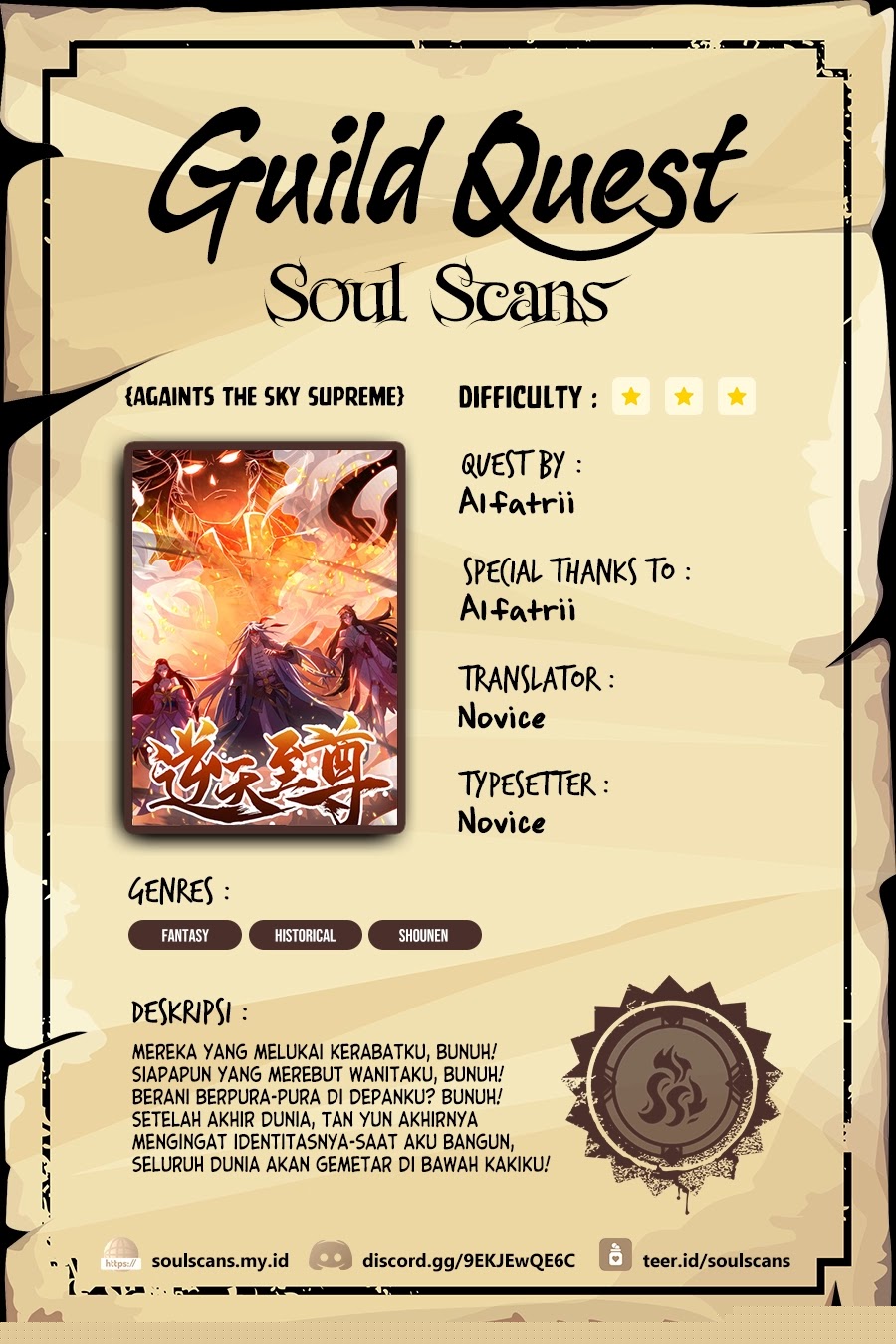 Baca Komik Against The Heaven Supreme Chapter 239 Gambar 1