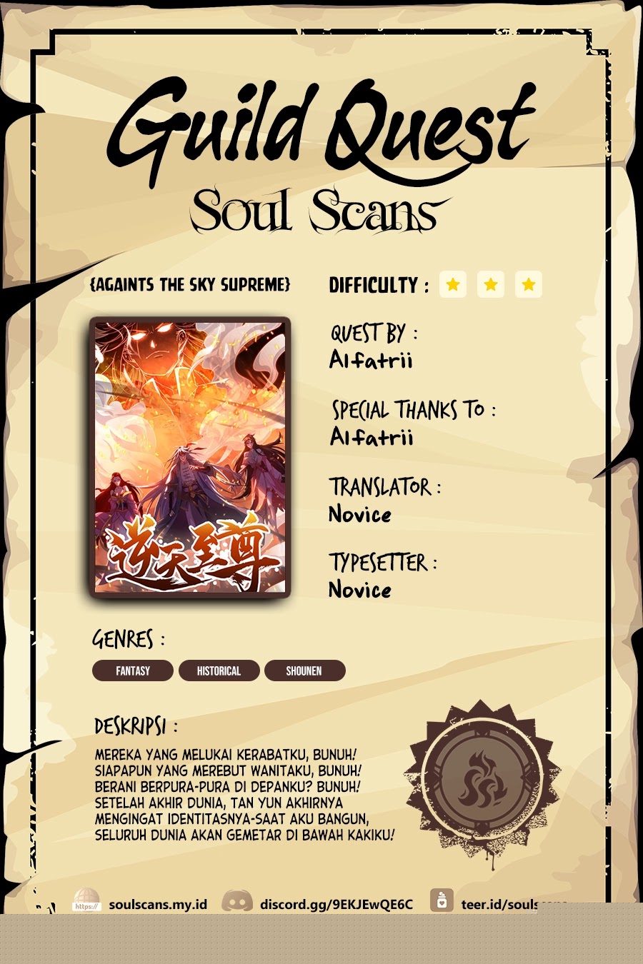 Baca Komik Against The Heaven Supreme Chapter 243 Gambar 1