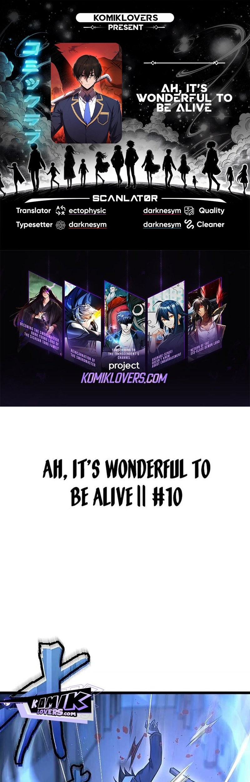 Baca Komik Ah, It’s Wonderful To Be Alive Chapter 10 Gambar 1