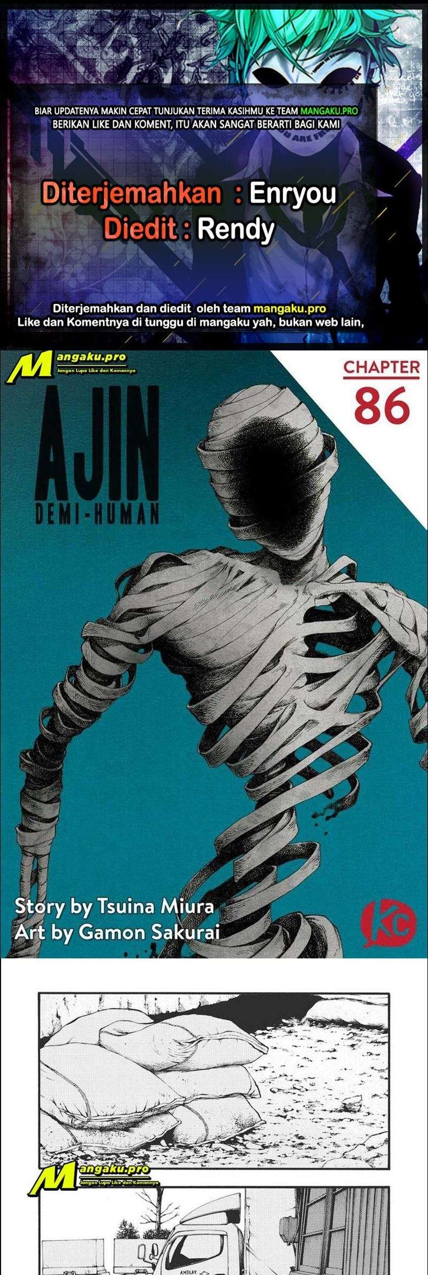 Baca Komik Ajin Chapter 86.1 Gambar 1