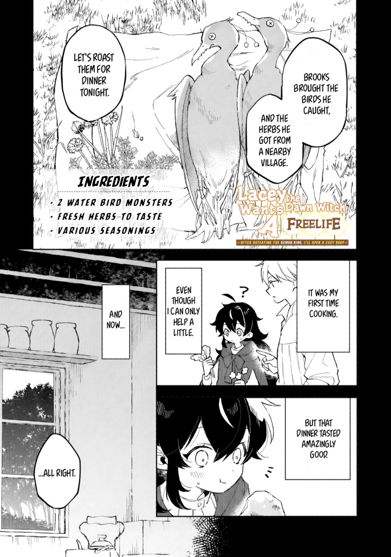 Baca  Akatsuki no Majo Reishi wa Jiyu ni Ikitai Mao Tobatsu o Oeta Node, Nonbiri o Mise o Hirakimasu Chapter 8 Gambar 2