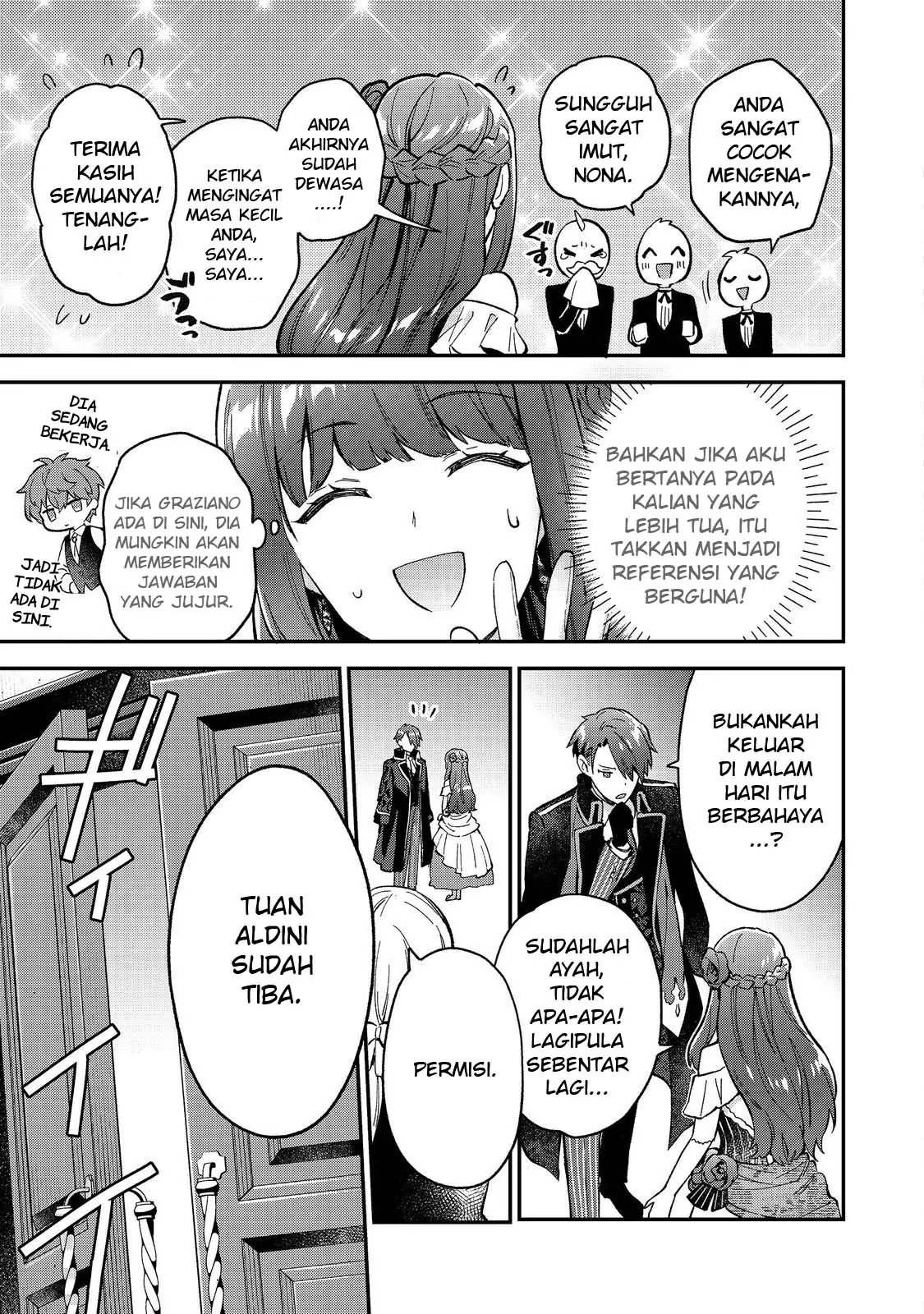 Akutou Ikka no Mana Musume, Tensei Saki mo Otome Game no Gokudou Reijou deshita Chapter 8 Gambar 4