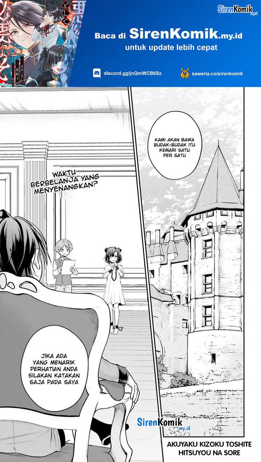 Baca  Akuyaku Kizoku to shite Hitsuyou na Sore Chapter 3 Gambar 2