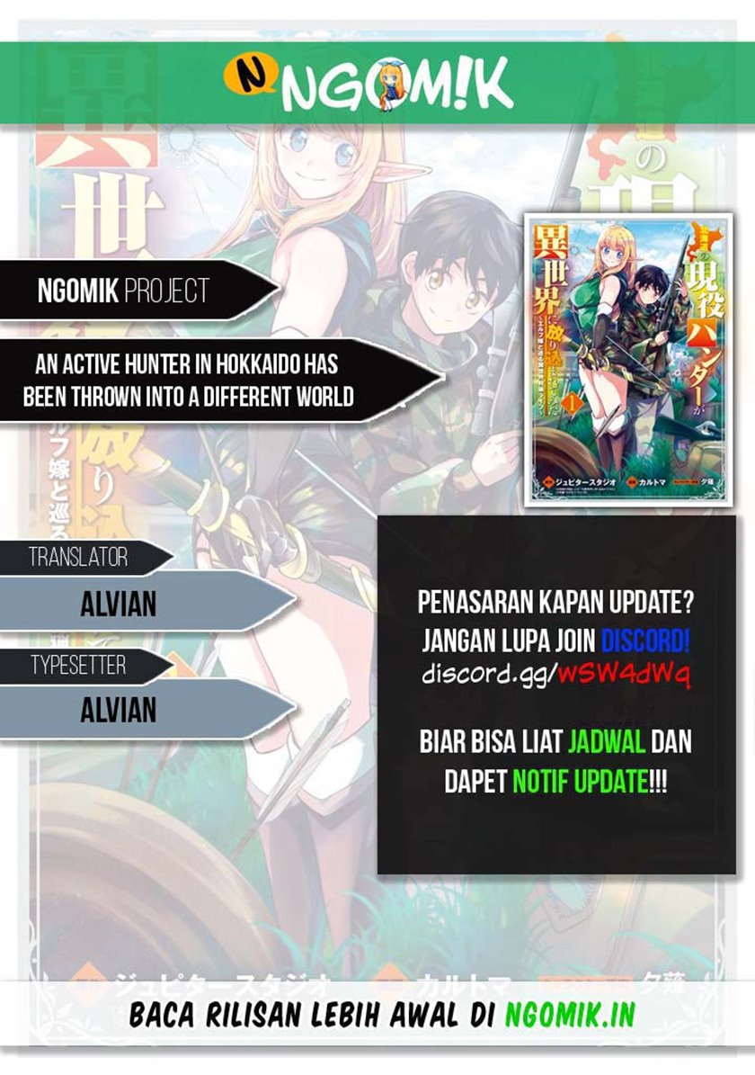 Baca Komik An Active Hunter in Hokkaido Has Been Thrown into a Different World Chapter 3.1 Gambar 1