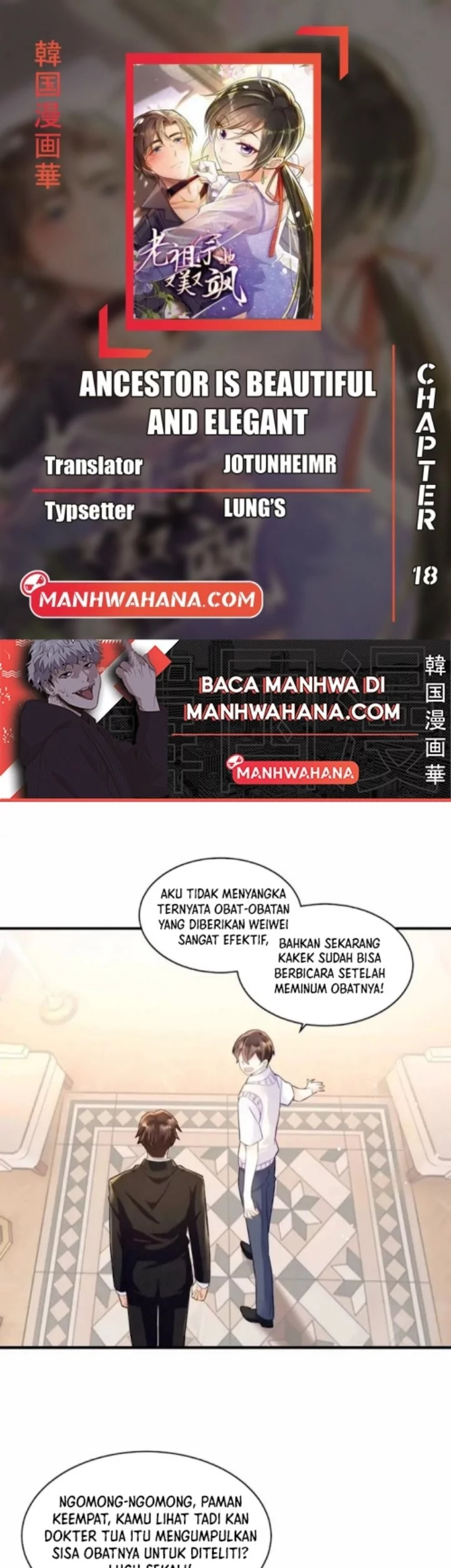 Baca Komik Ancestor is beautiful and elegant Chapter 18 Gambar 1