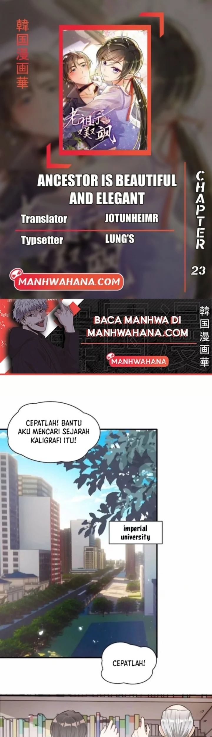 Baca Komik Ancestor is beautiful and elegant Chapter 23 Gambar 1