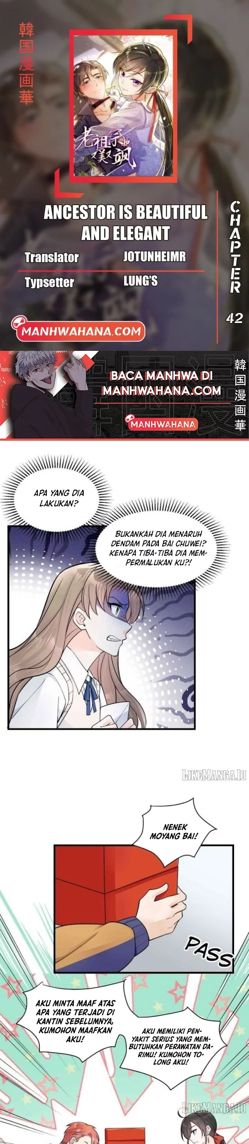 Baca Komik Ancestor is beautiful and elegant Chapter 42 Gambar 1