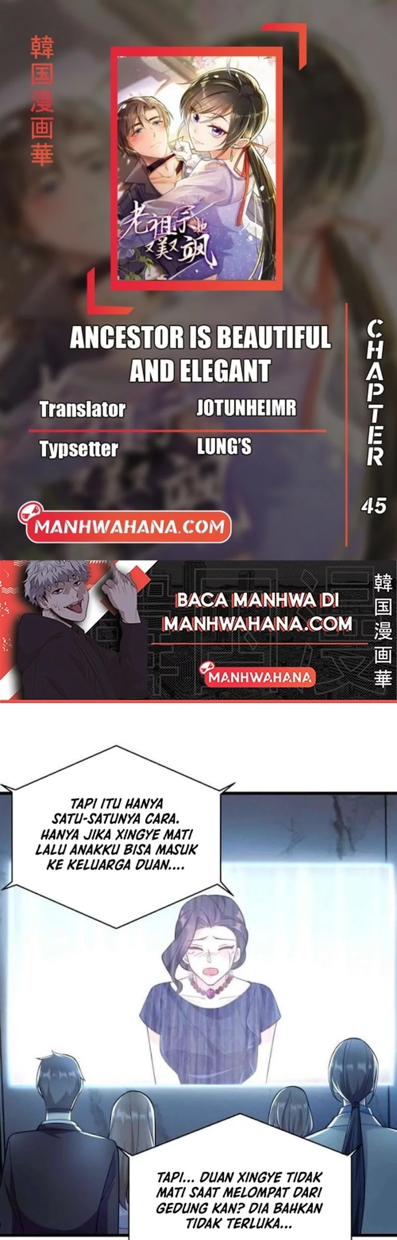 Baca Komik Ancestor is beautiful and elegant Chapter 45 Gambar 1