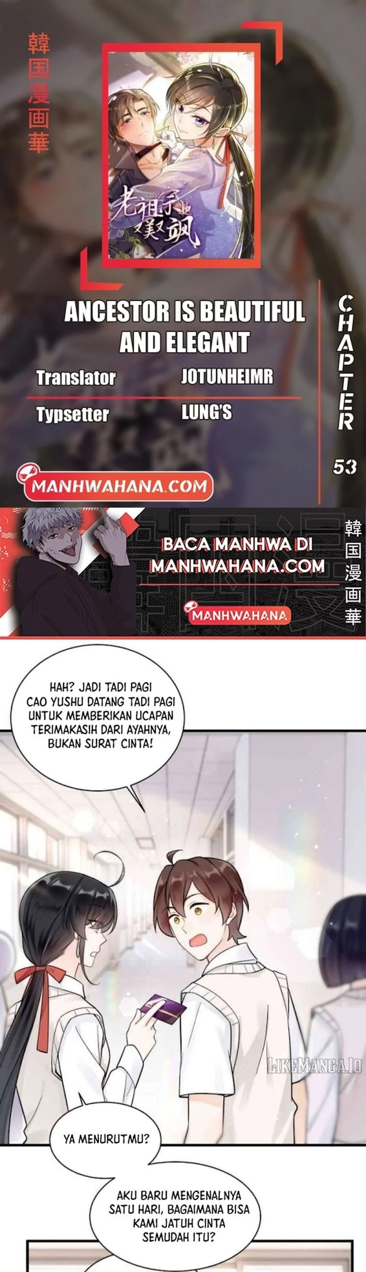 Baca Komik Ancestor is beautiful and elegant Chapter 53 Gambar 1