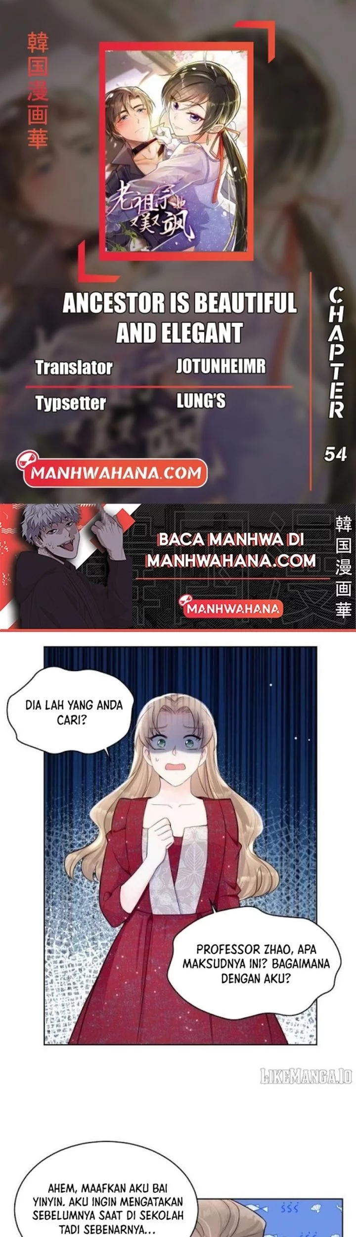 Baca Komik Ancestor is beautiful and elegant Chapter 54 Gambar 1