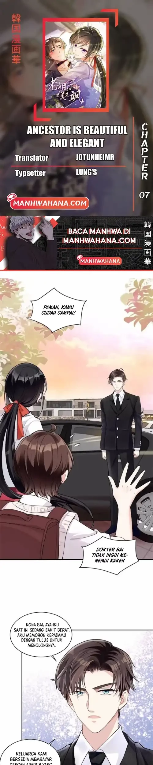 Baca Komik Ancestor is beautiful and elegant Chapter 7 Gambar 1