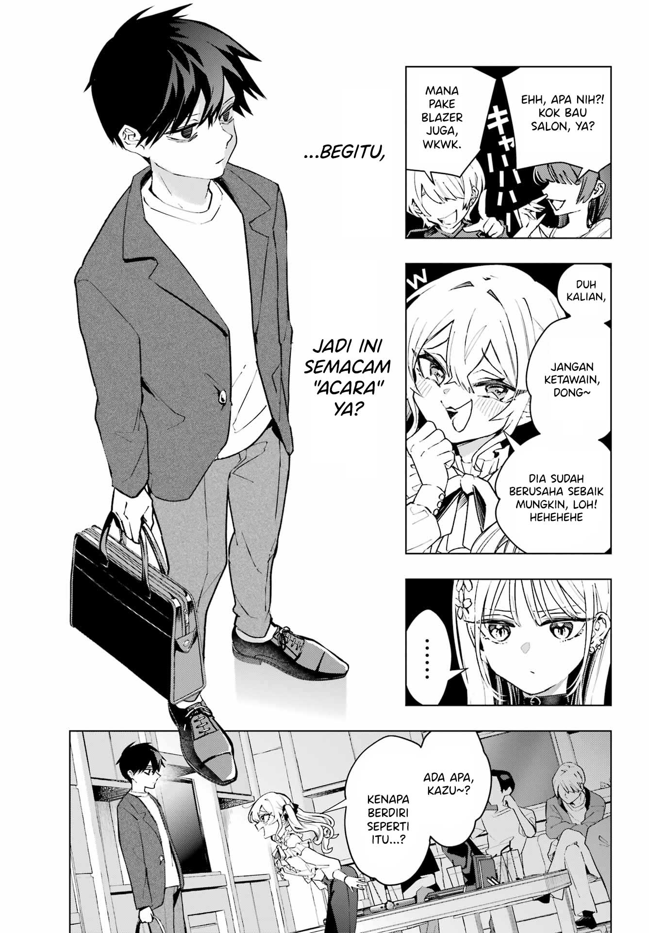 Anta to Osananajimitte dake demo Iyananoni! ~Zekkou kara Hajimaru S-kyuu Bishoujo to no Gakuen Nariagari Seikatsu~ Chapter 1 Gambar 11