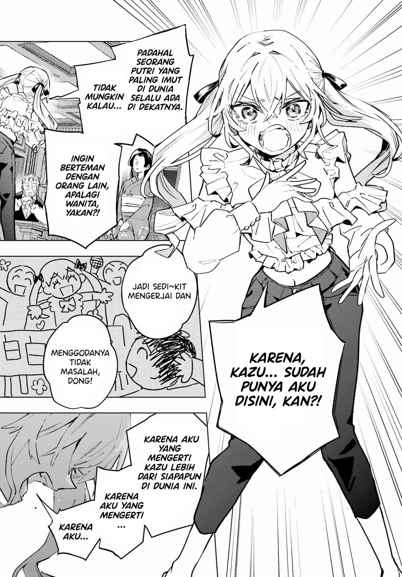 Anta to Osananajimitte dake demo Iyananoni! ~Zekkou kara Hajimaru S-kyuu Bishoujo to no Gakuen Nariagari Seikatsu~ Chapter 1 Gambar 26