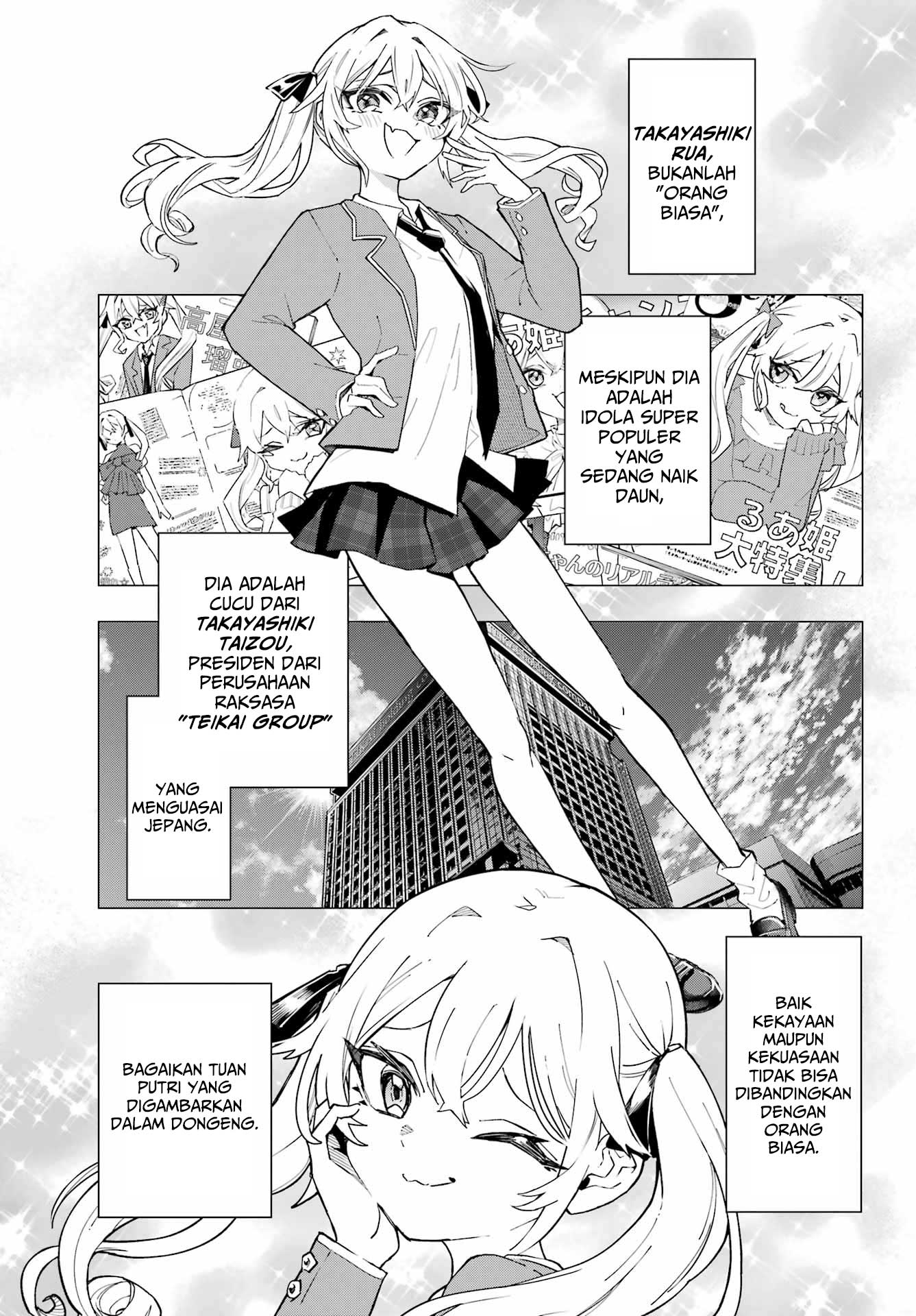 Anta to Osananajimitte dake demo Iyananoni! ~Zekkou kara Hajimaru S-kyuu Bishoujo to no Gakuen Nariagari Seikatsu~ Chapter 1 Gambar 3