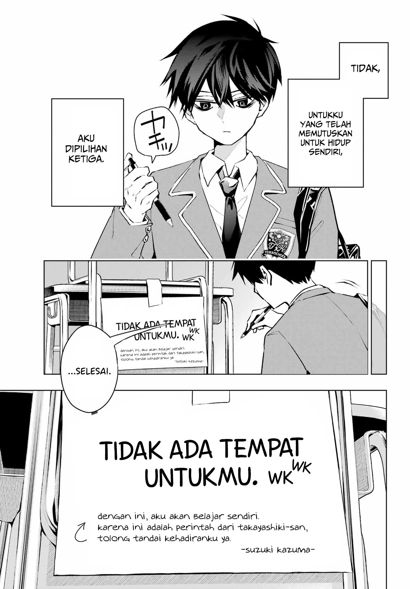 Anta to Osananajimitte dake demo Iyananoni! ~Zekkou kara Hajimaru S-kyuu Bishoujo to no Gakuen Nariagari Seikatsu~ Chapter 1 Gambar 36