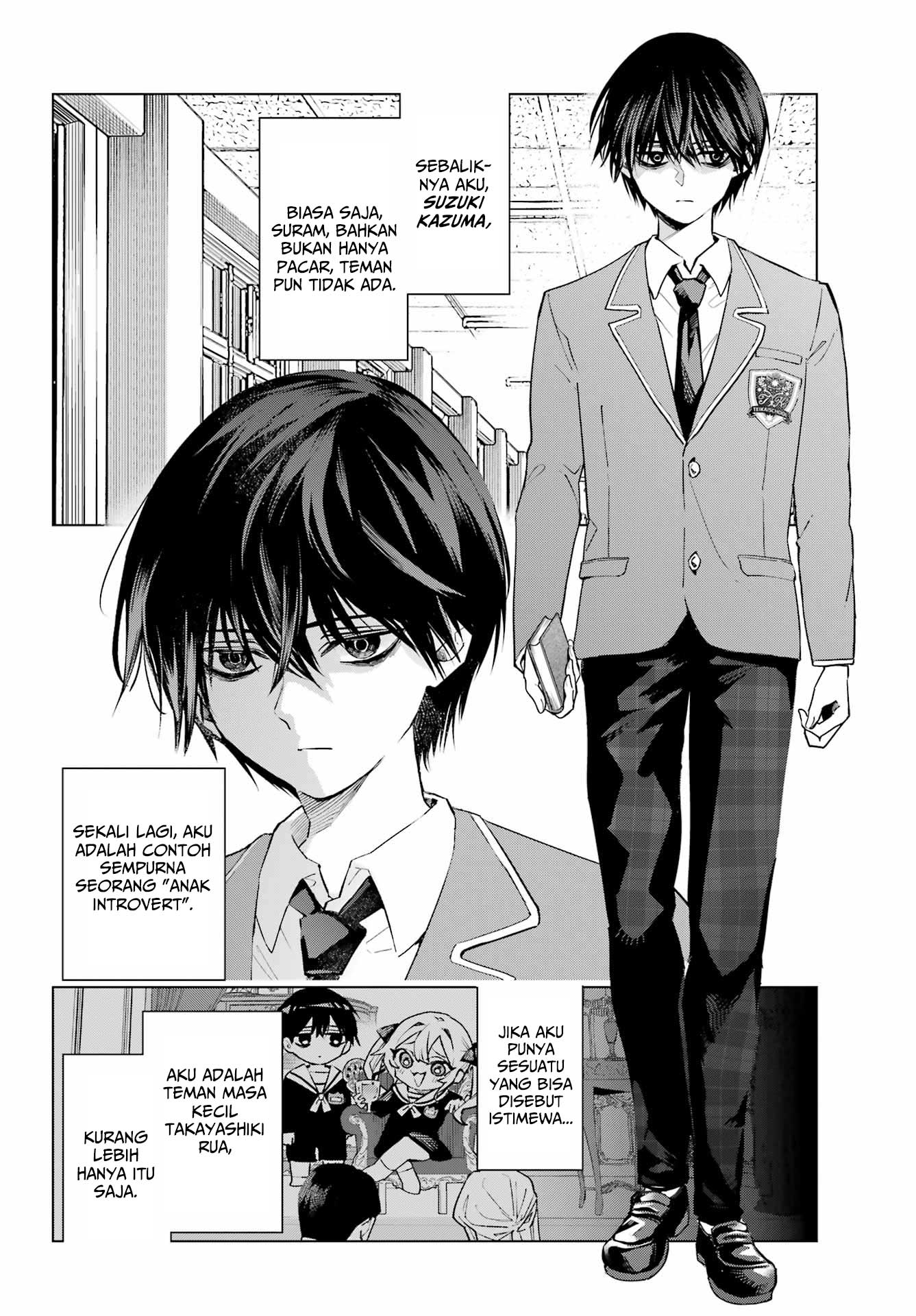 Anta to Osananajimitte dake demo Iyananoni! ~Zekkou kara Hajimaru S-kyuu Bishoujo to no Gakuen Nariagari Seikatsu~ Chapter 1 Gambar 4