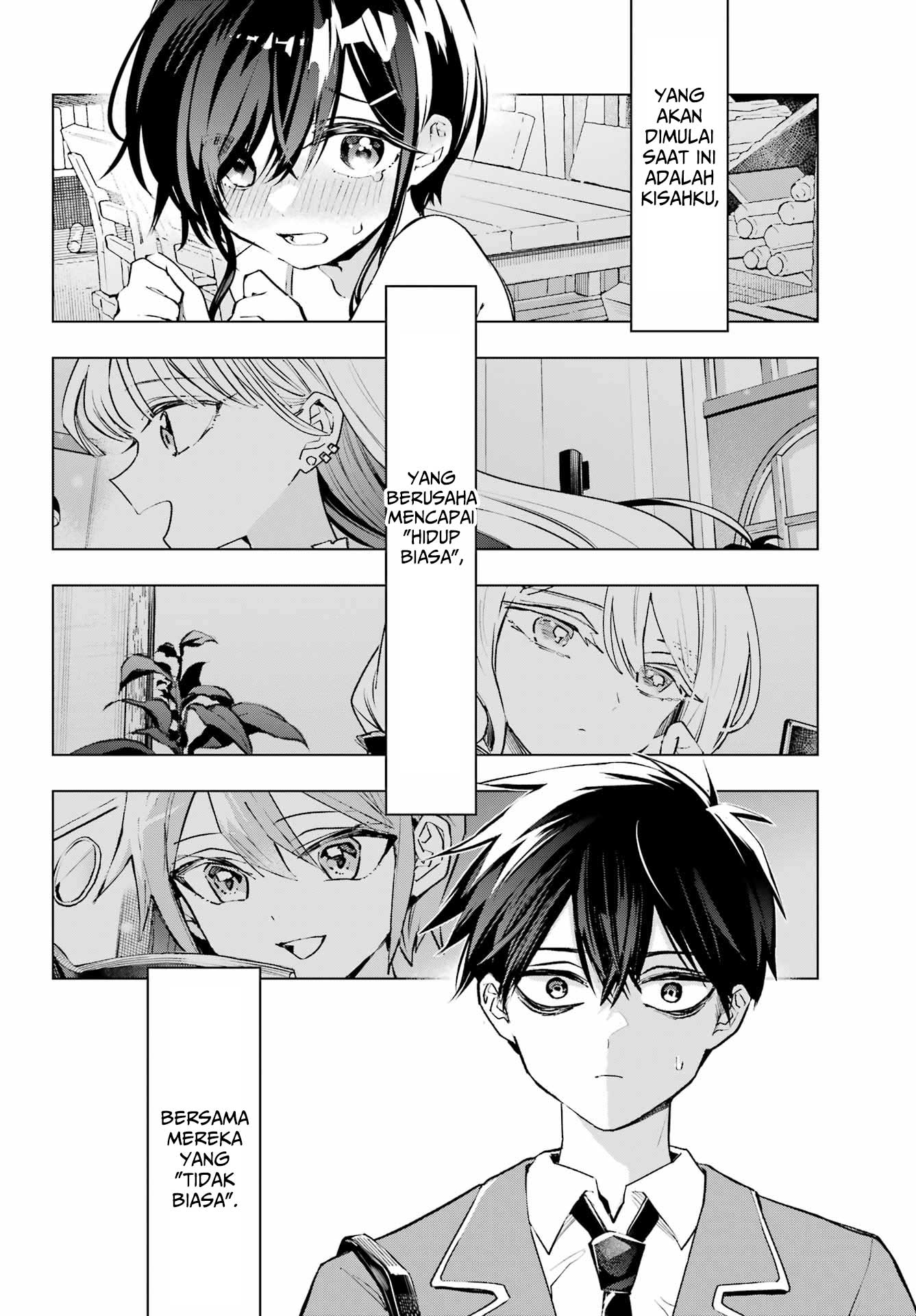 Anta to Osananajimitte dake demo Iyananoni! ~Zekkou kara Hajimaru S-kyuu Bishoujo to no Gakuen Nariagari Seikatsu~ Chapter 1 Gambar 41
