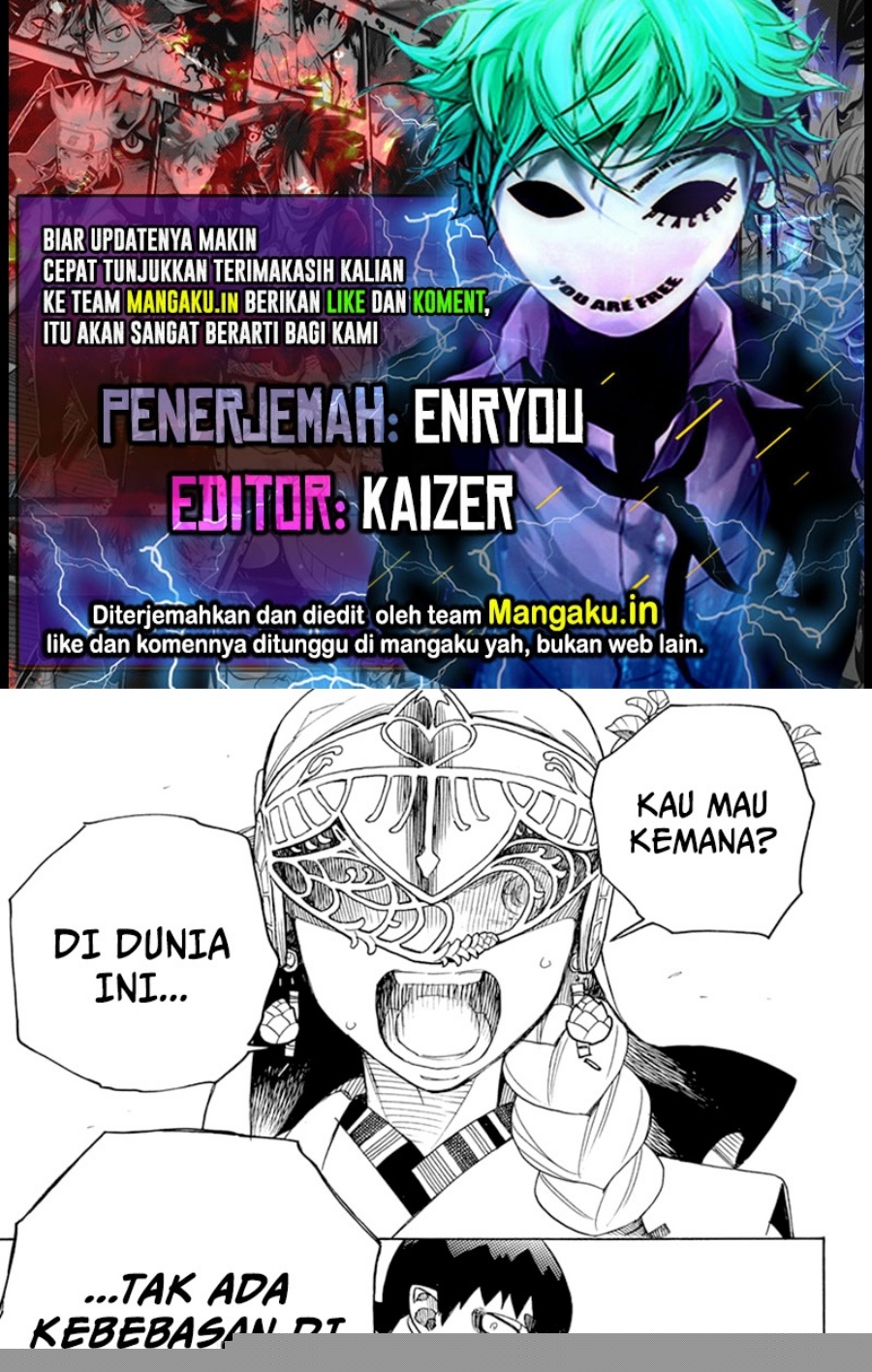 Baca Komik Ao no Exorcist Chapter 156.2 Gambar 1