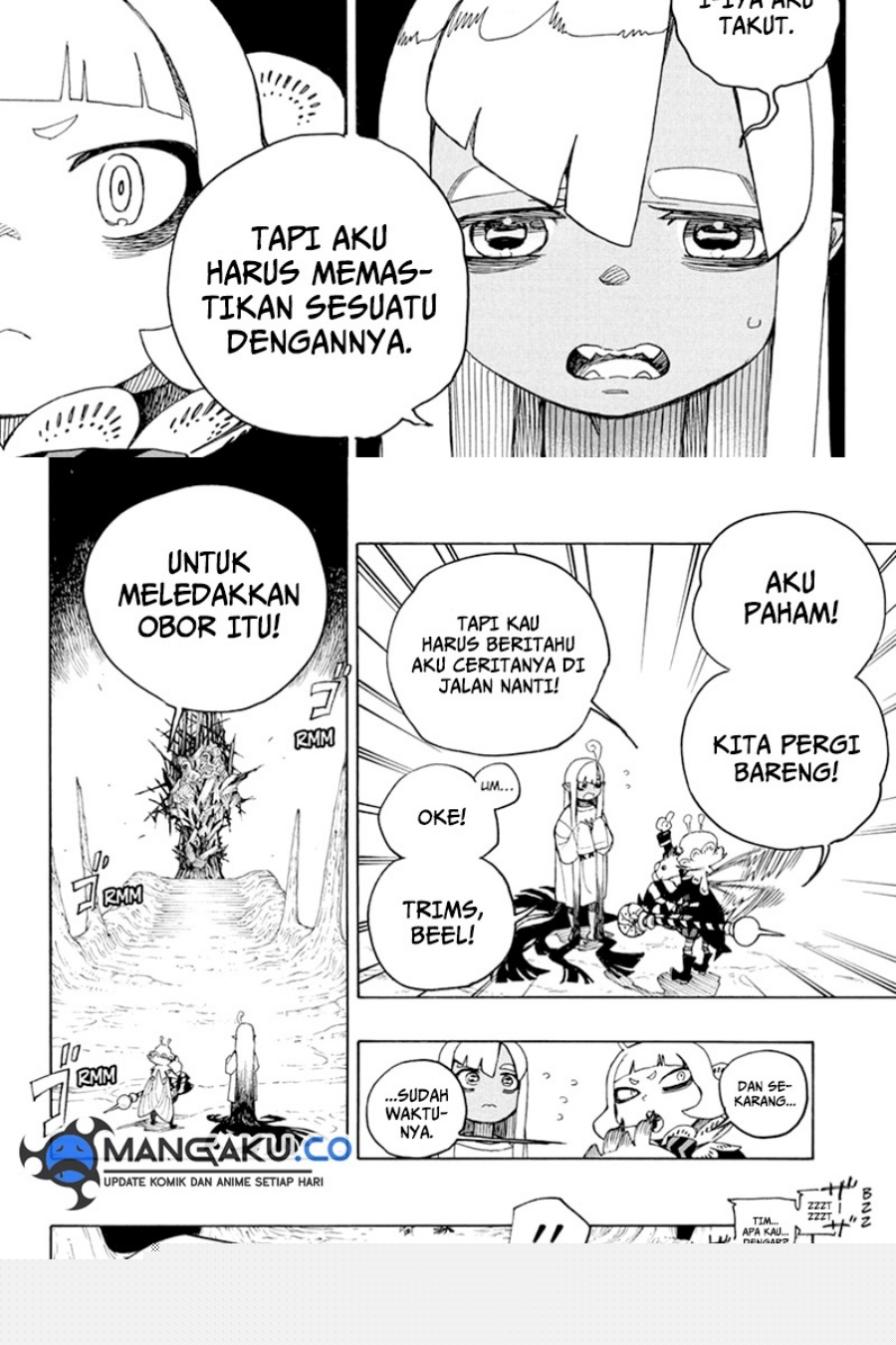 Ao no Exorcist Chapter 156.1 Gambar 8