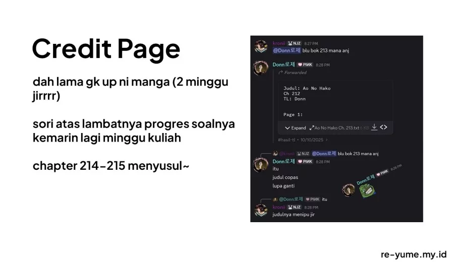 Ao no Hako Chapter 213 Gambar 21