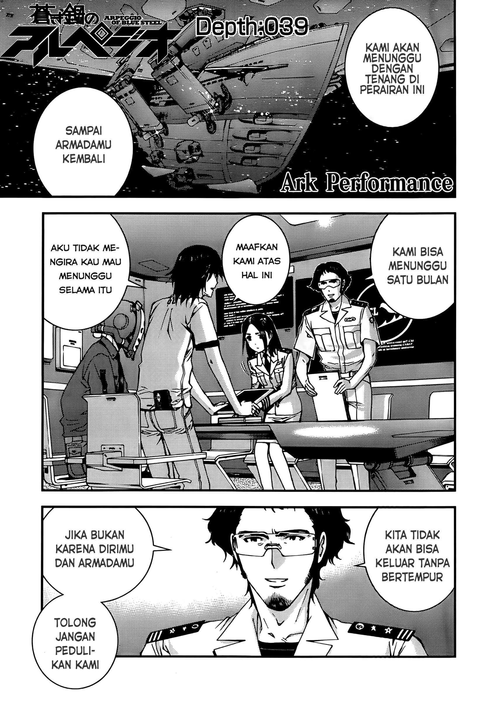 Baca Komik Aoki Hagane No Arpeggio Chapter 39 Gambar 1
