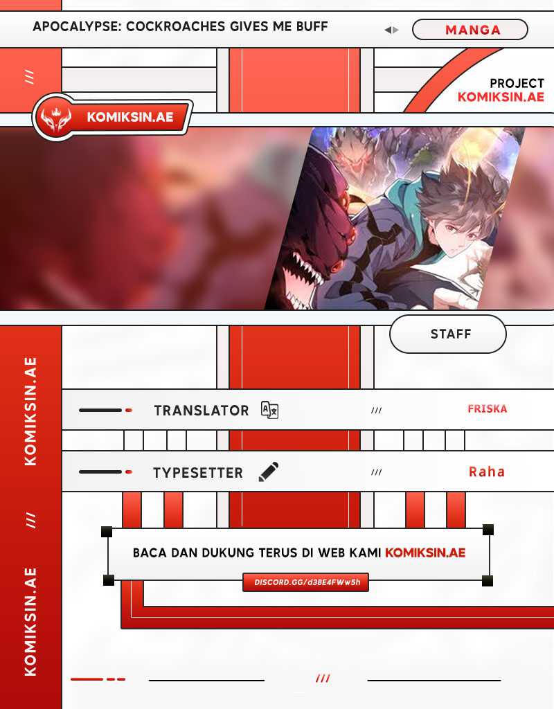 Baca Komik Apocalypse: Cockroaches Gives Me Buff Chapter 12 Gambar 1